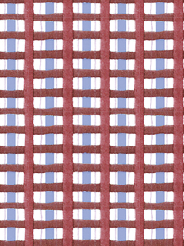 阿贝特5753 Massaua red/blue饰面