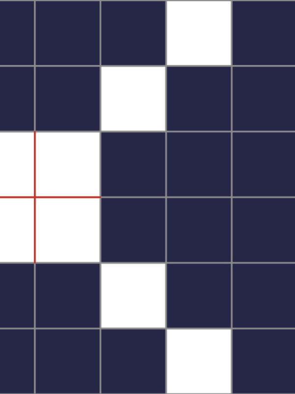 阿贝特6290 Tiles 05 Navy/White饰面