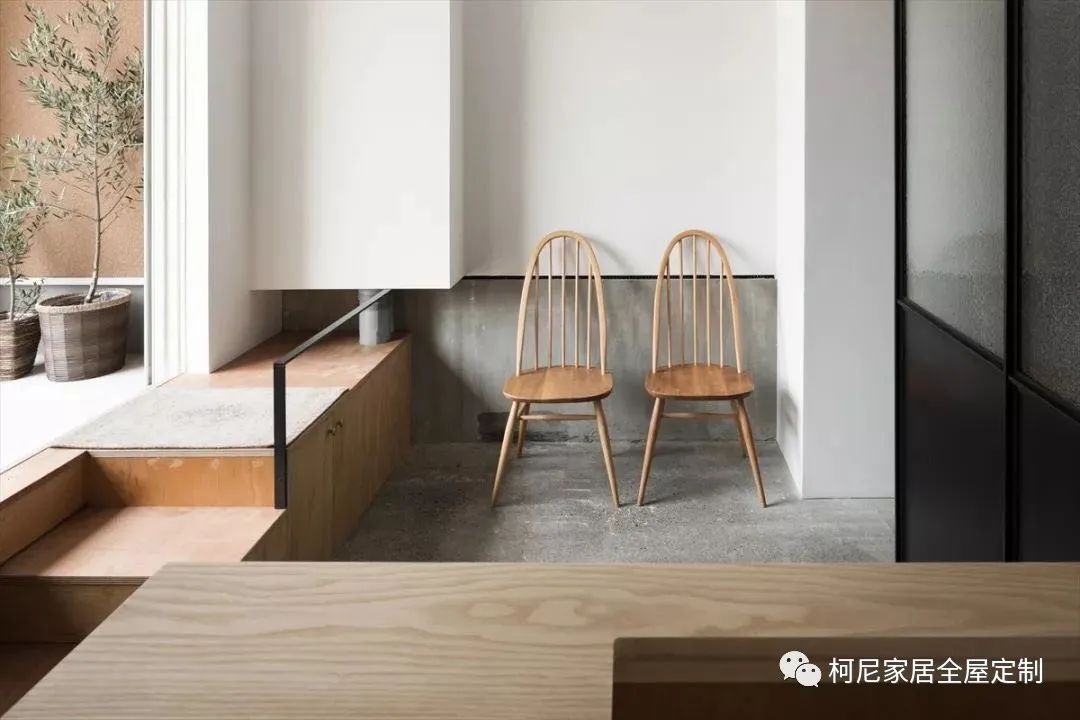 留白+原木色= 真美 !