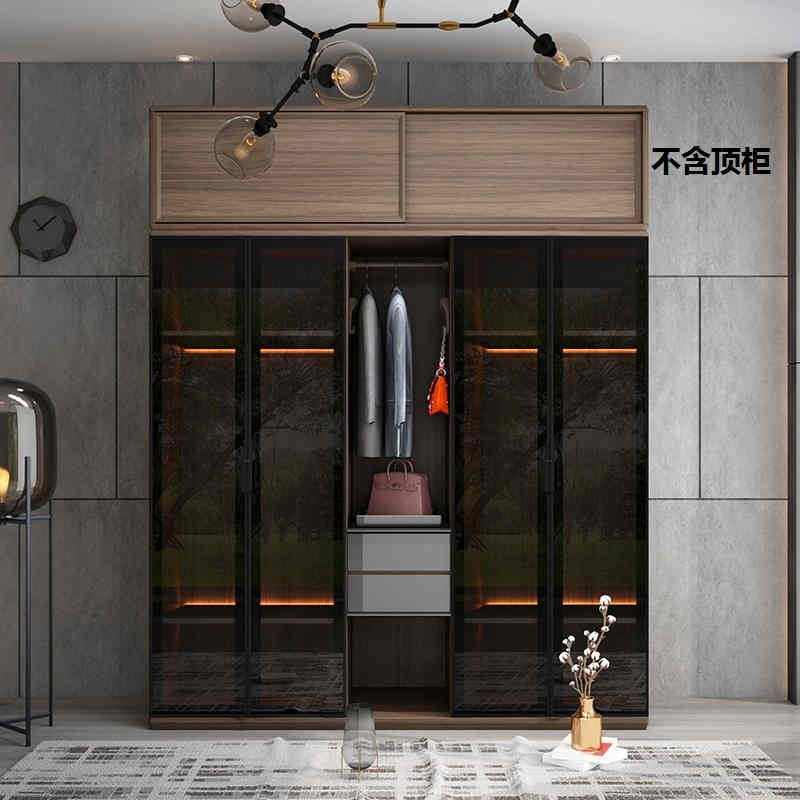 绅士HOME 五门衣柜 现代·德式 黄金胡桃木E1级植物纤维板