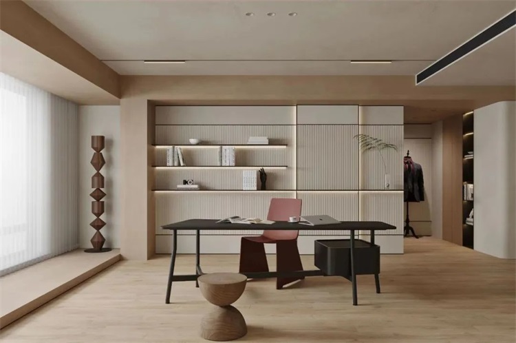 未嘉丨书柜这样设计,收纳展示两不误(图3) 1-23111F9544R40.jpg