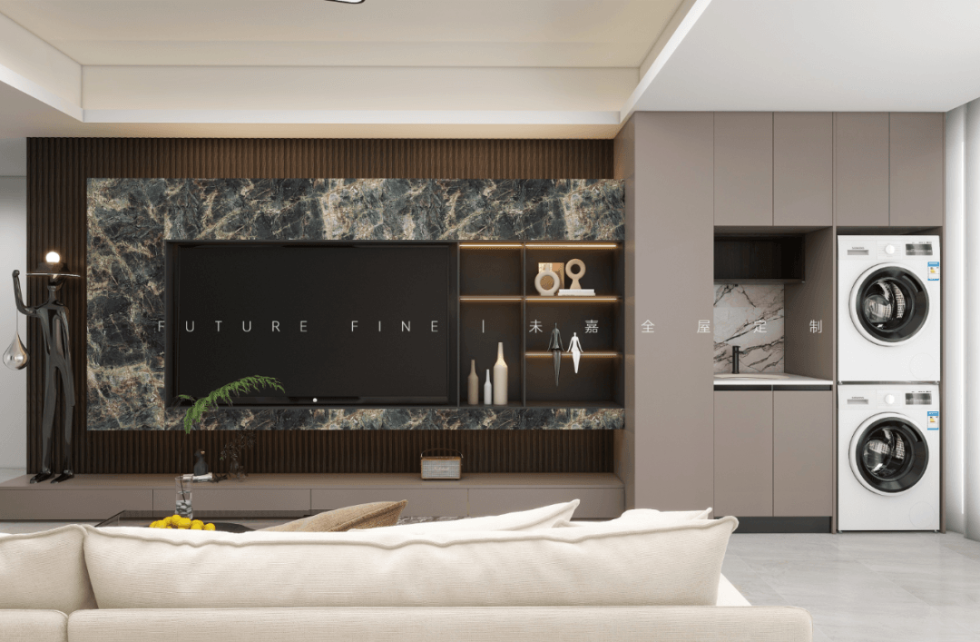 未嘉定制|134m²星河盛世,设计方案分享(图3)