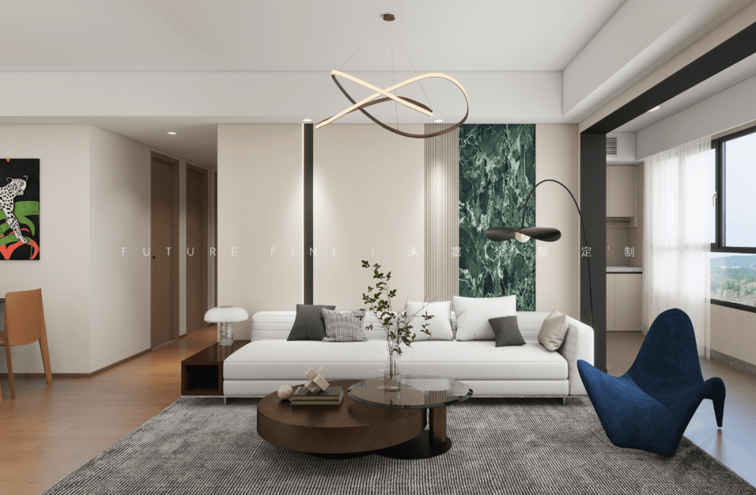 未嘉定制|113m²星河盛世,设计方案分享(图3)