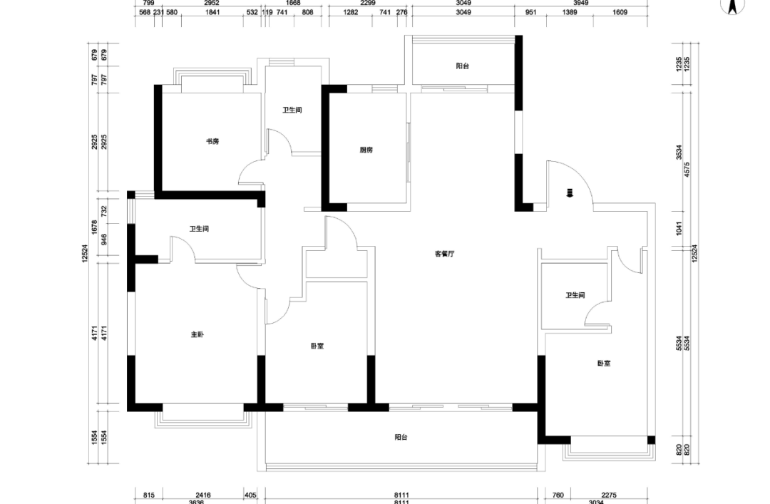 未嘉定制｜175m²太泽之星，设计方案分享