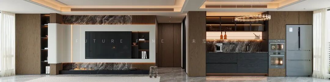 未嘉定制｜188m²金狮印象苑，设计方案分享