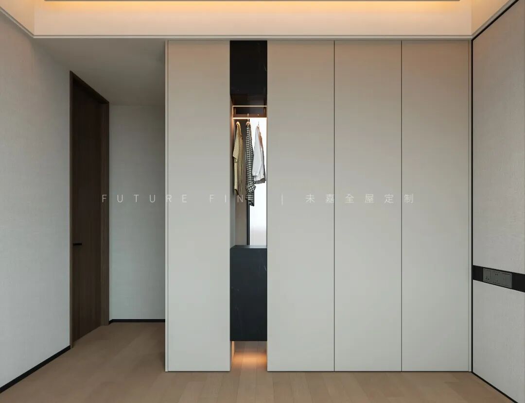 未嘉定制 | 拾月璟庭197m²,意式极简设计方案